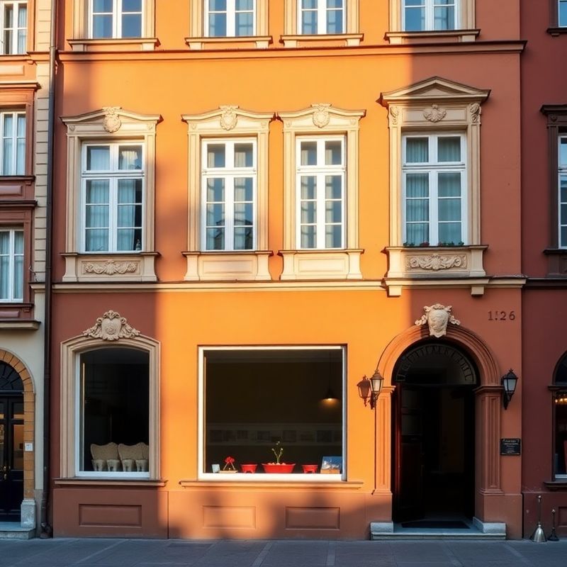 Historická budova v centru Olomouce, kde sídlí Český Atelier